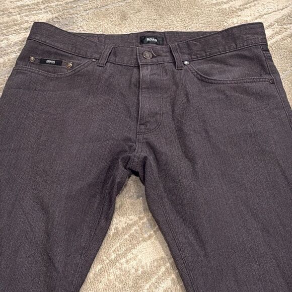 Hugo Boss Maine pants dark grey straight leg size 32/32 - Picture 2 of 9
